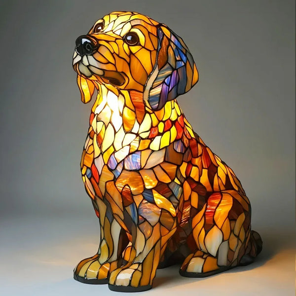 Spiritual Lys Golden Retriever Figurine